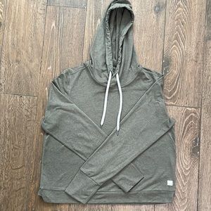 Vuori Halo Essential Hoodie Oregano Heather